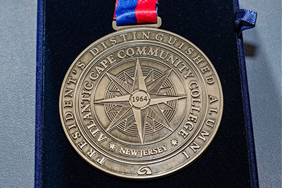 Distinguished Alumni Award medal