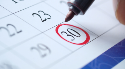 picture of a calendar