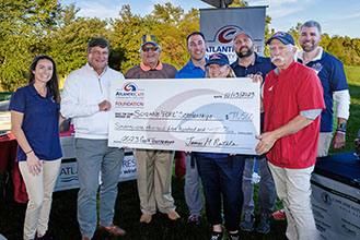 photo of check presentation