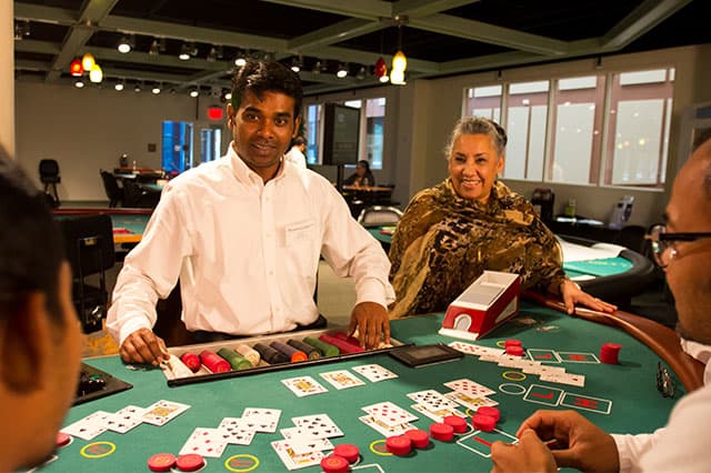 players at casino table