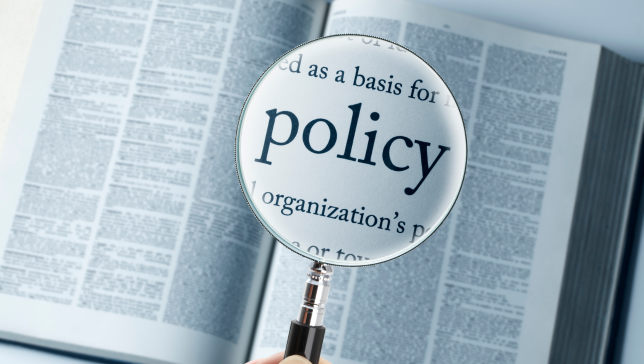 image of the word policies