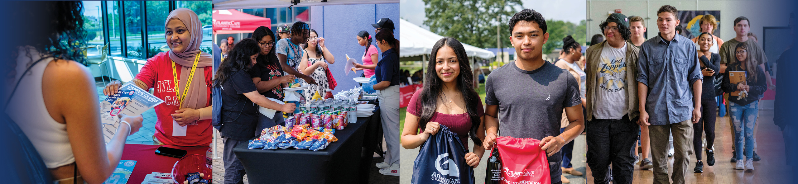 Montage of students at all three campuses.