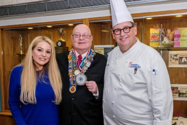 Dina Guzzardo, Ed Blake and Chef Joseph Sheridan