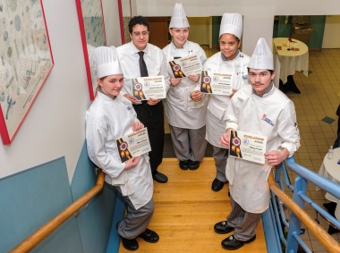 Five ACA students received $1,000 scholarships