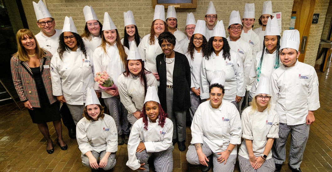 Academy of Culinary Arts Program Recognizes Accomplishments of 33 Second-Year Students with Coat and Toque Presentation