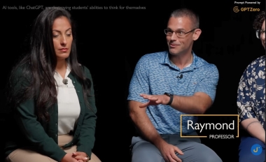 Dr. Raymond Keller during Jubilee debate