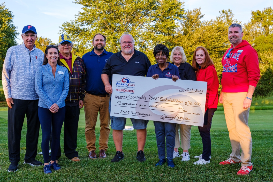 Golf tournament 2025 check presentation