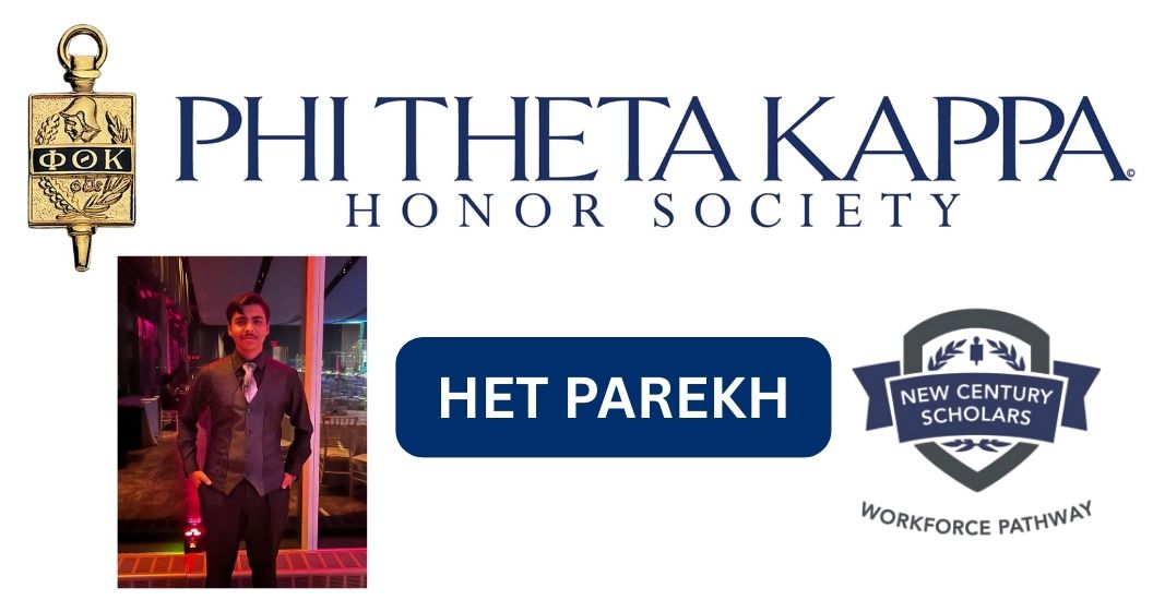 Het Parekh scholarship recipient
