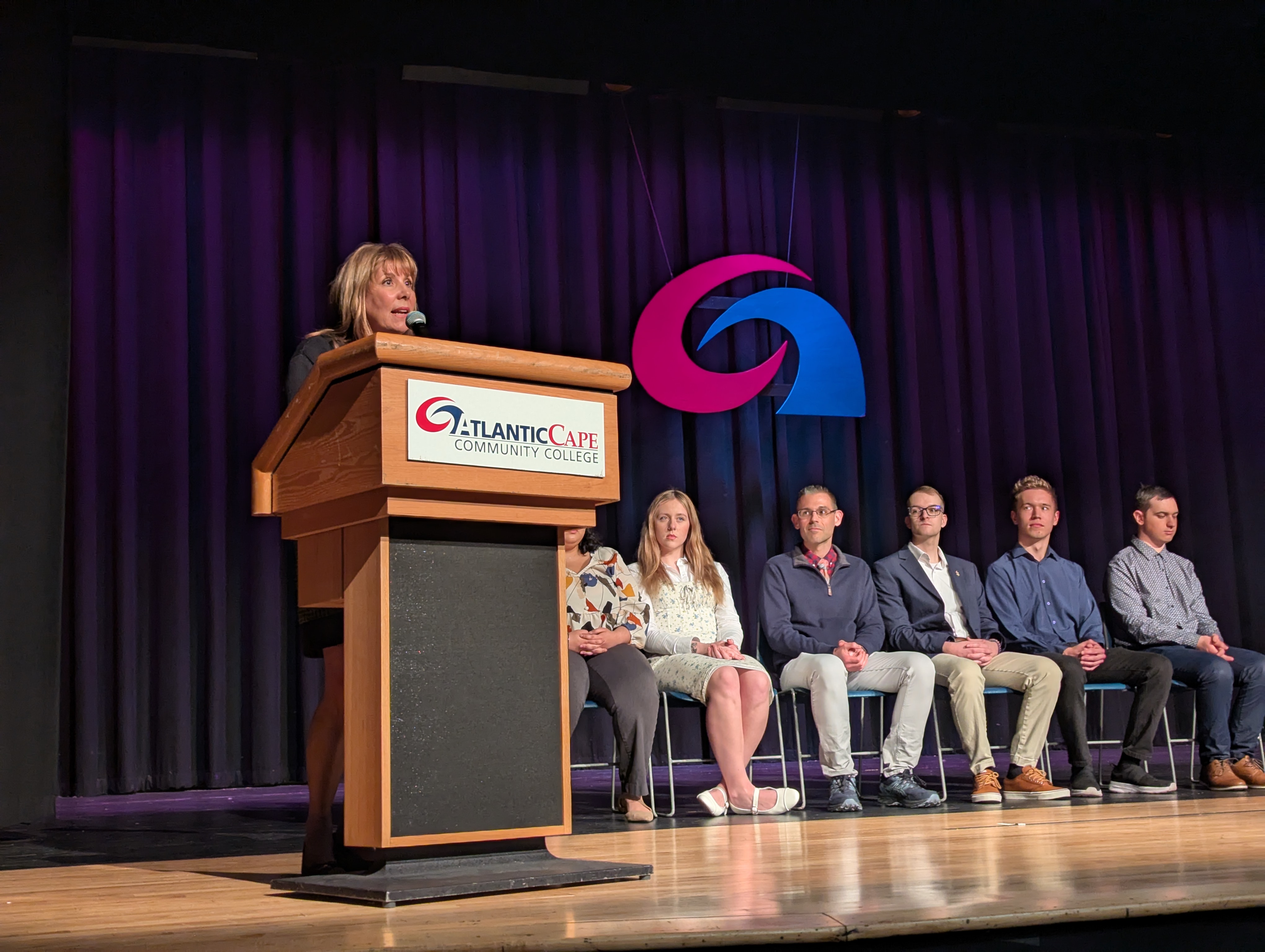 Dr. Josette Katz speaks at PTK induction ceremony
