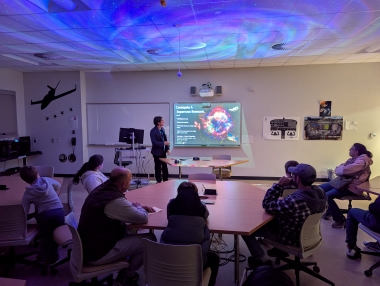 Dr. Frank Toriello conducts an astronomy session at Star Party 2025