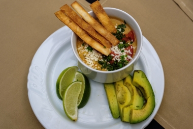 Ryan Somers winning street corn chowder