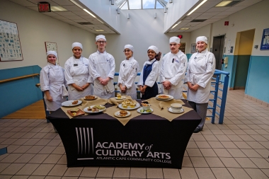 The seven competitors of the 2025 Vincent DeFinis scholarship competition