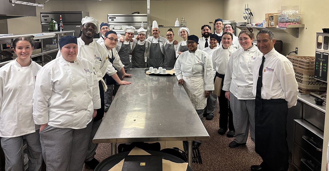Students from the Academy of Culinary Arts and AFP at the 2025 Italy Dinner