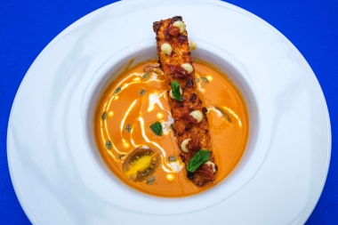 de La Rosa Andujar's roasted tomato bisque