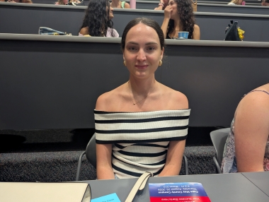 New student Alina Gvozdeva