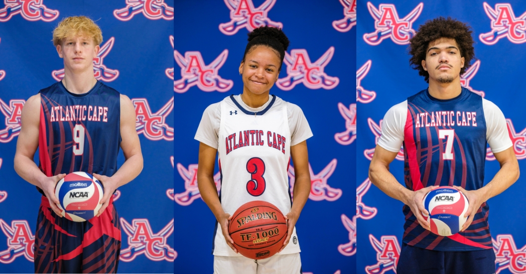 Isaac Fishman, Rainelle Blocker and Daymeon Hallock earn NJCAA honors