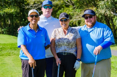 Attendees at Atlantic Cape's 2025 golf tournament