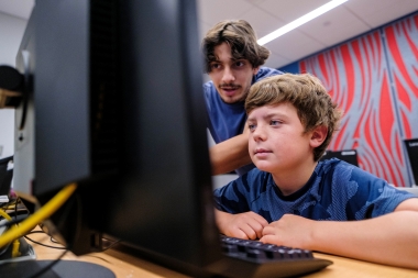 Kids Colleges student learns how to create digital animation