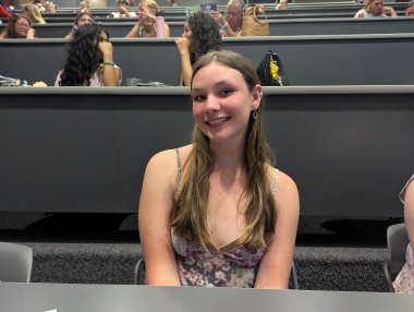 New student Kiley Dicola