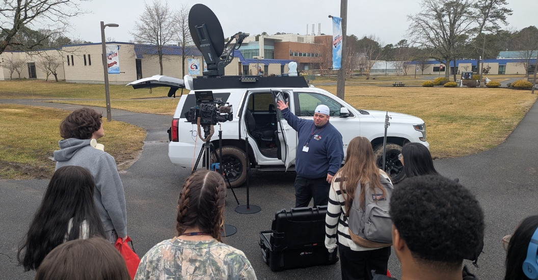 students from local high schools attend Media Day