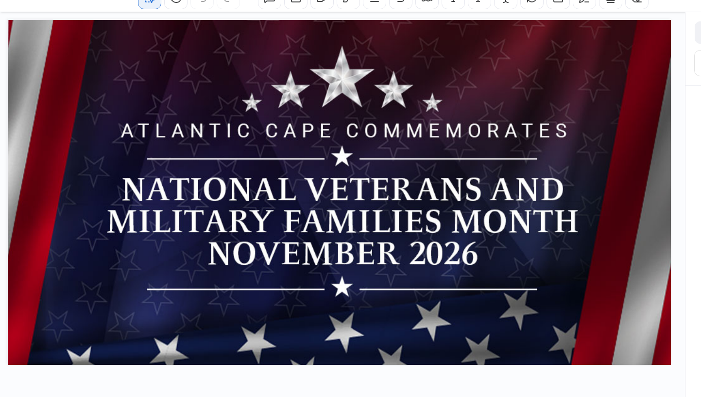 Veterans month events at Atlantic Cape