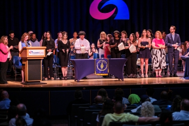 PTK and Psi Beta honor societies induction ceremony