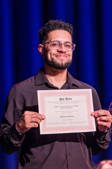 PTK inductee Michael Heston