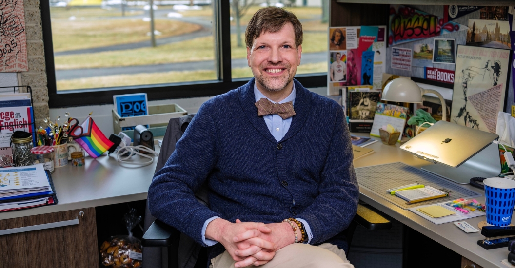 Atlantic Cape Associate Professor of English Rich Russell