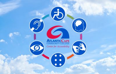 center for accessibility logo on blue sky background