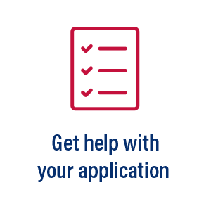 Get help with your application