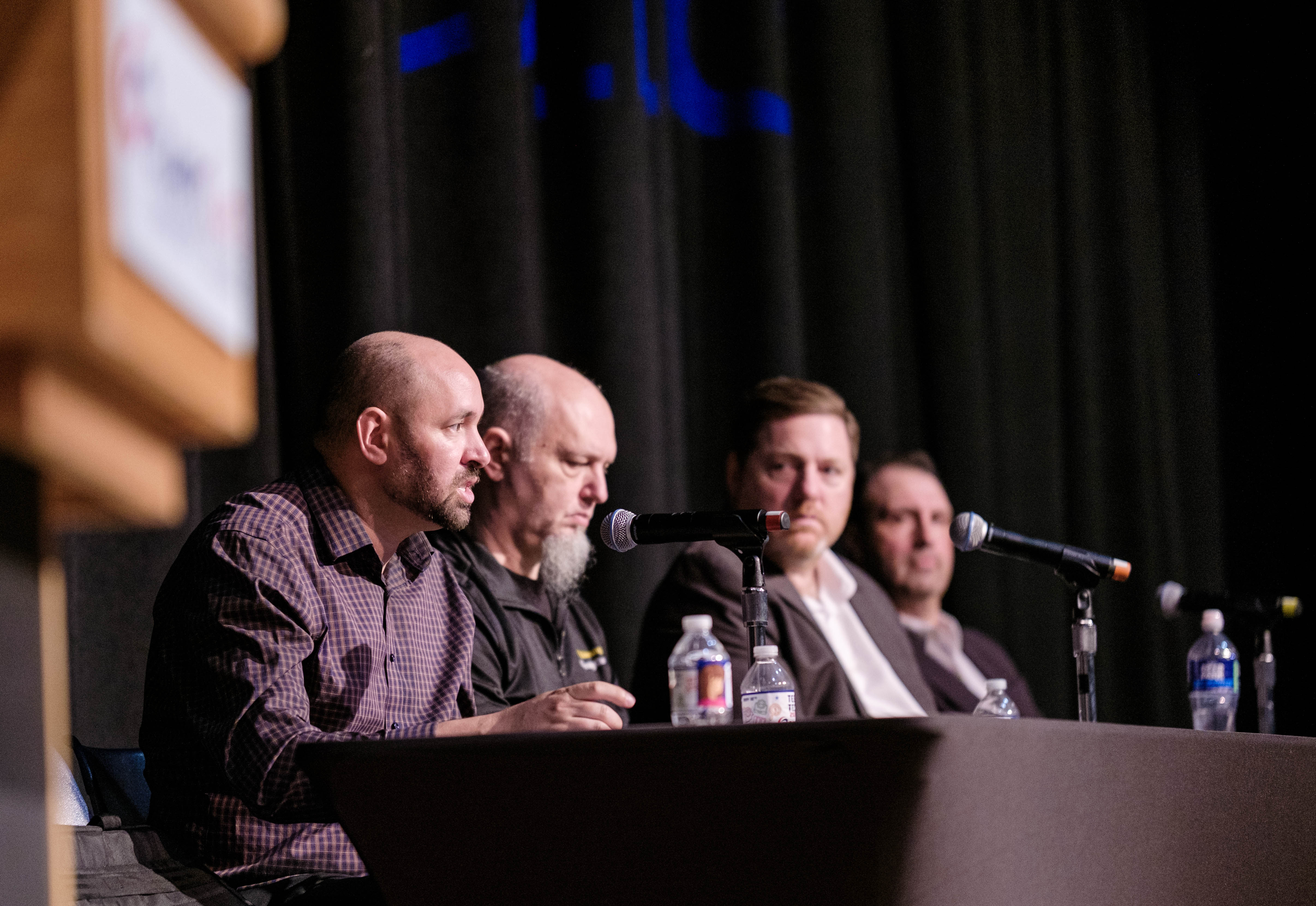 Industry experts during the panel discussion