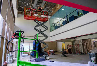 Construction of the One-Stop Welcome Center