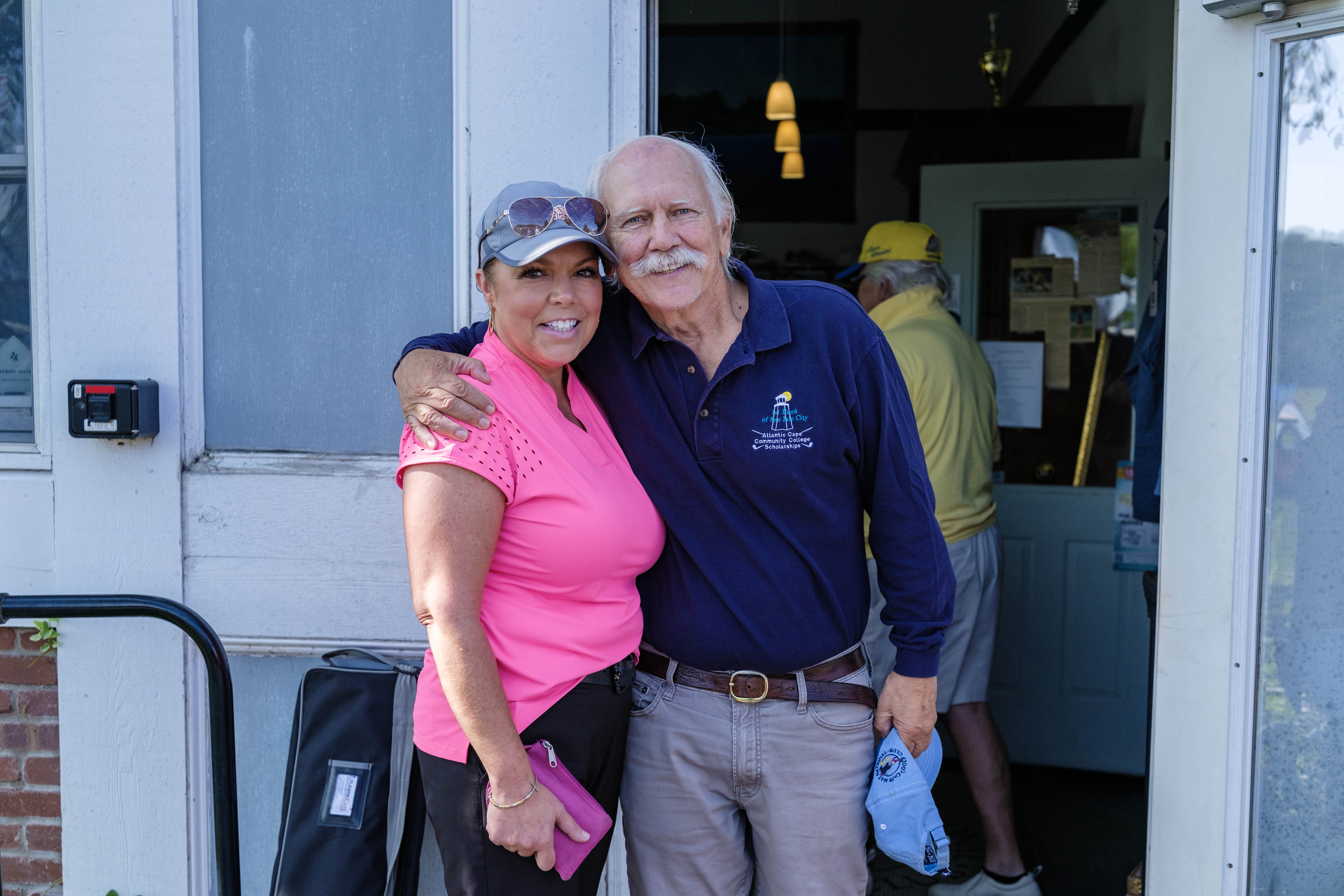 Bob Mullock at golf tournament