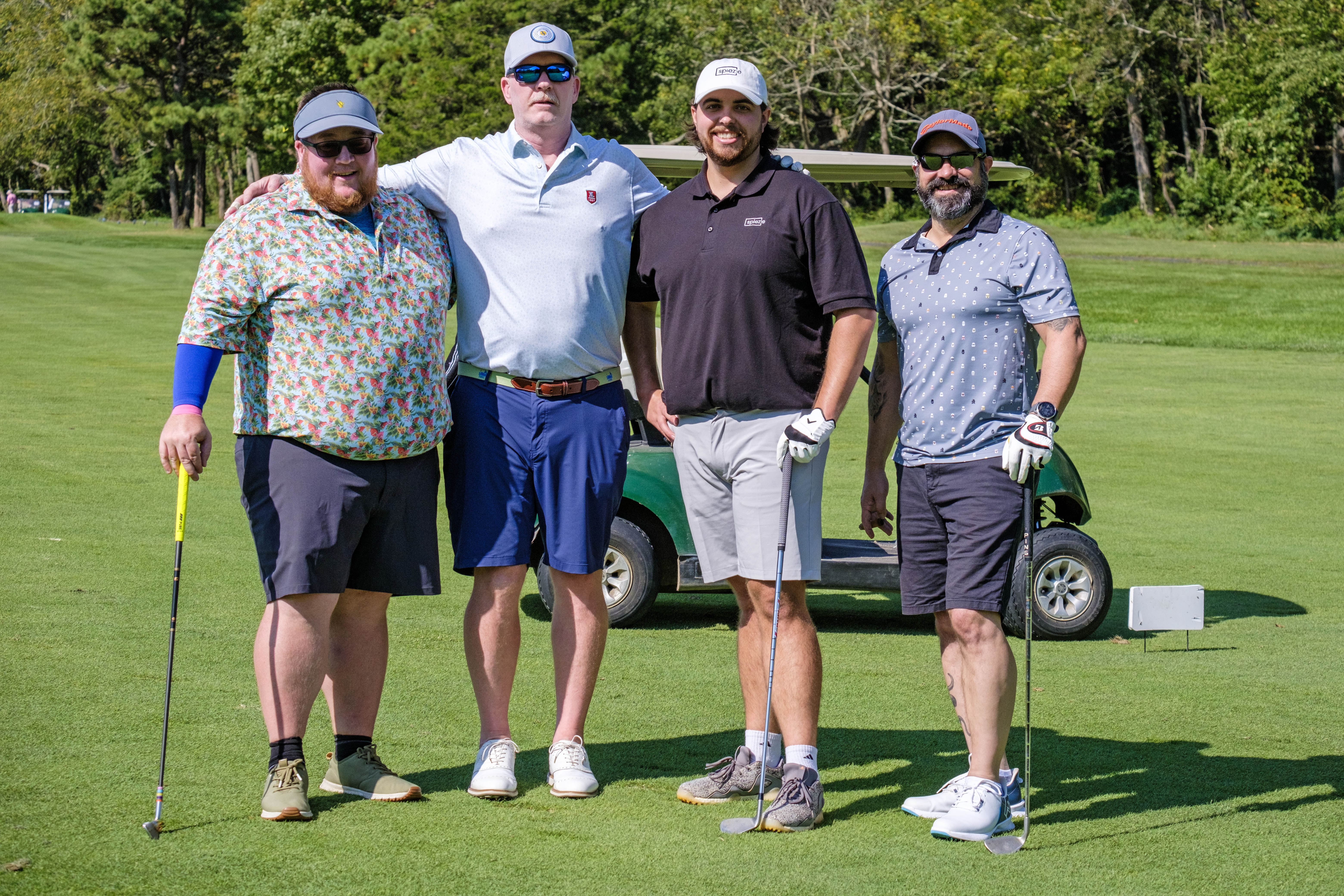 another golf team foursome at annual tournament