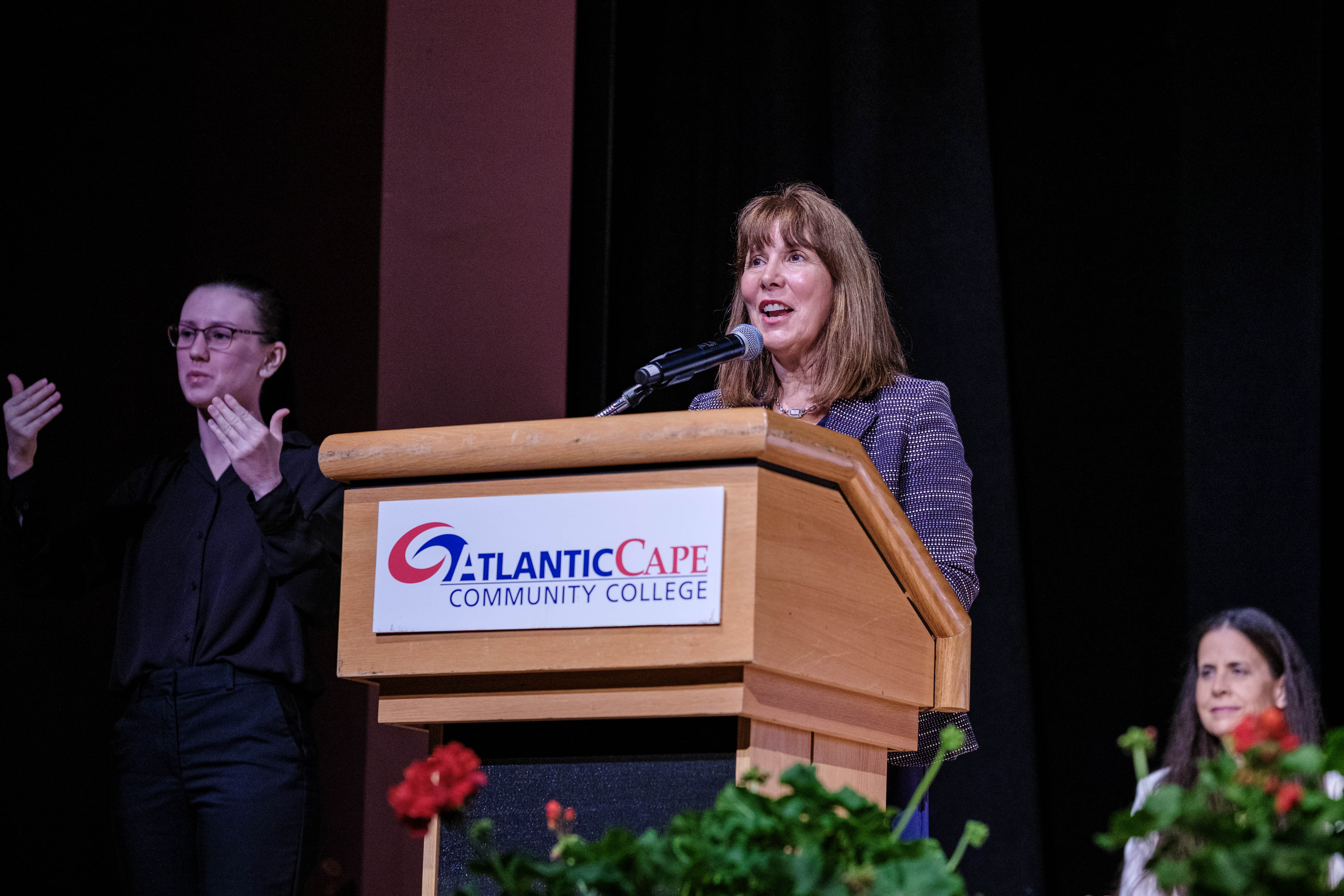 Dr. Josette Katz speaks to the audience