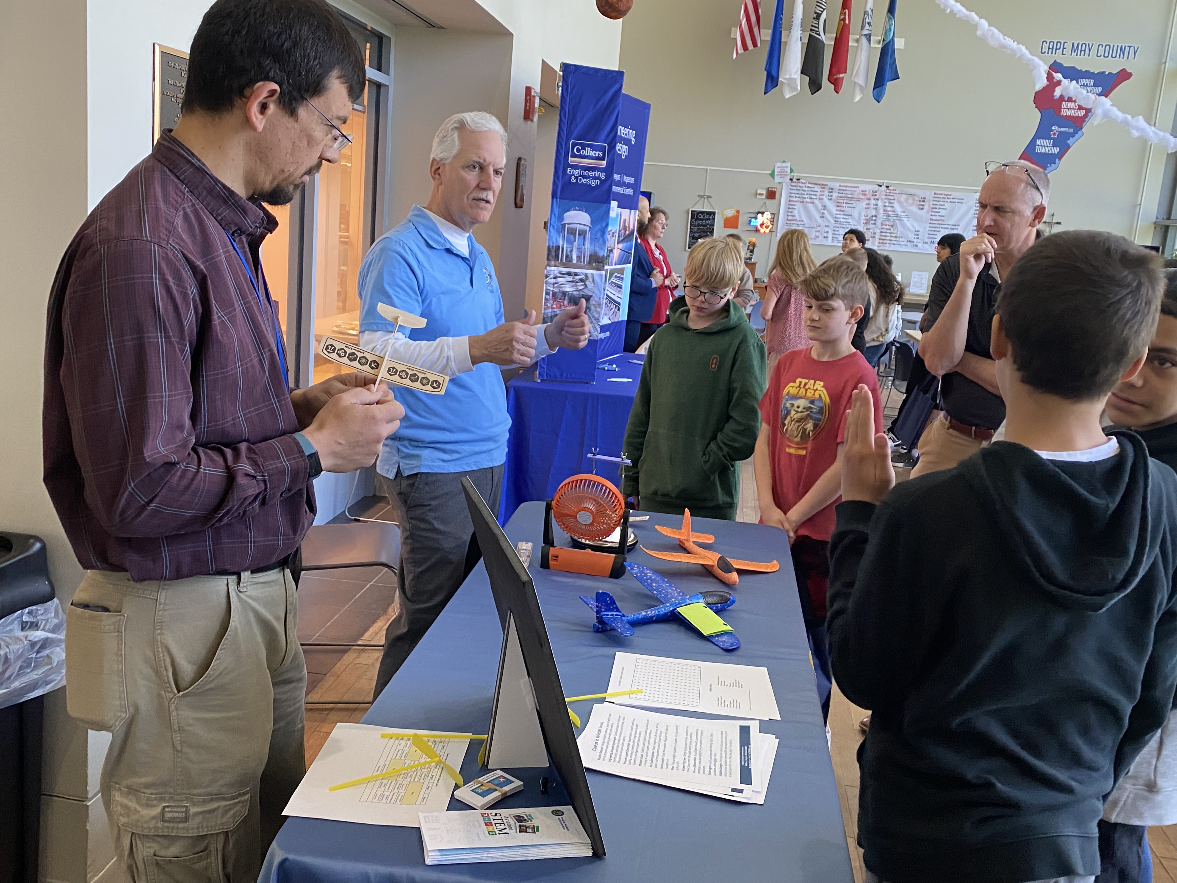 Students during Junior Achievement Day