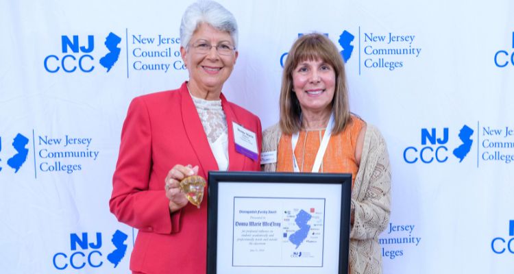 Professor Donna Marie McElroy and Dr Josette Katz at NJCCC Awards Banquet