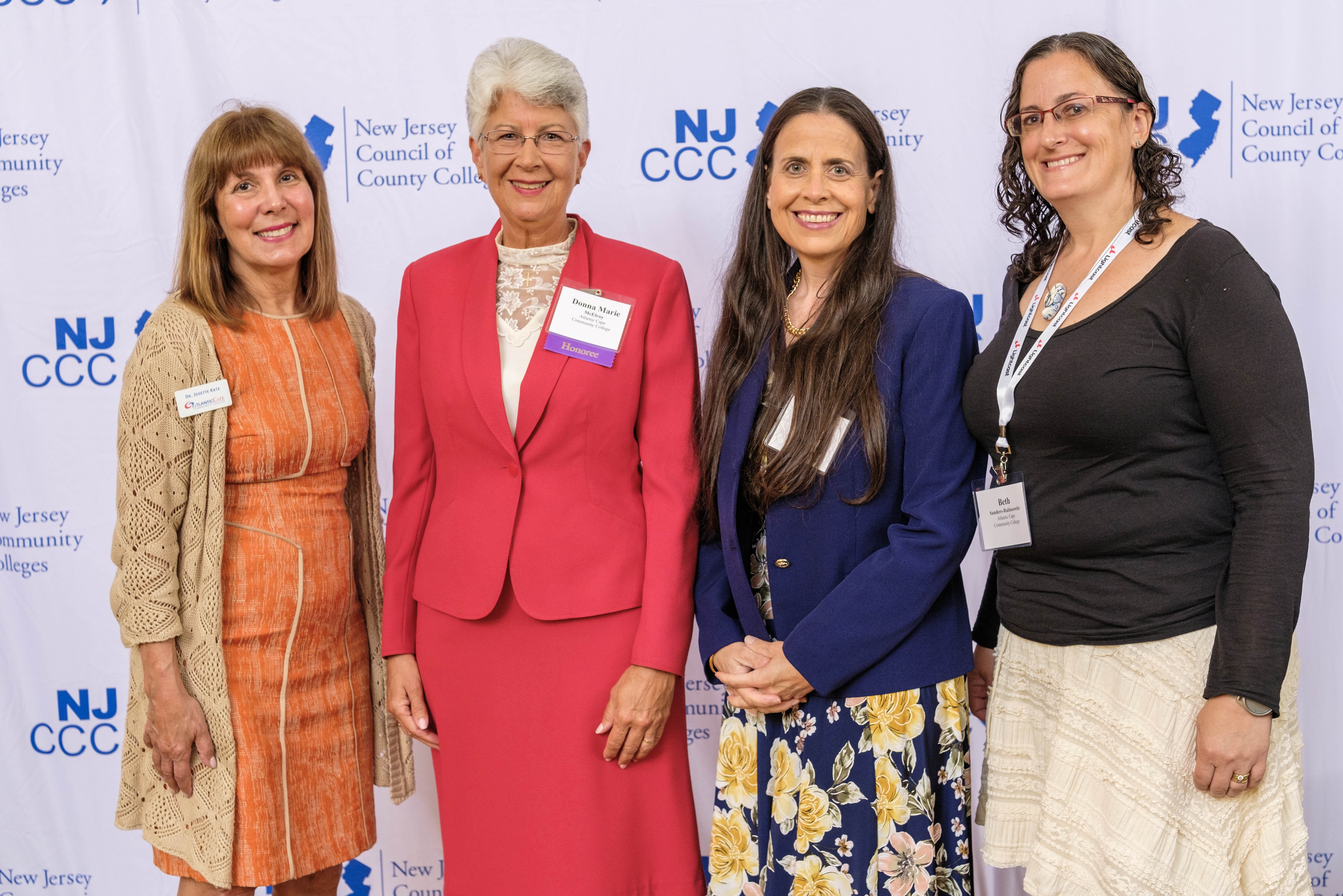 Professor McElroy with Dr Katz Dr Coulter and Beth Sanders Rabinowitz